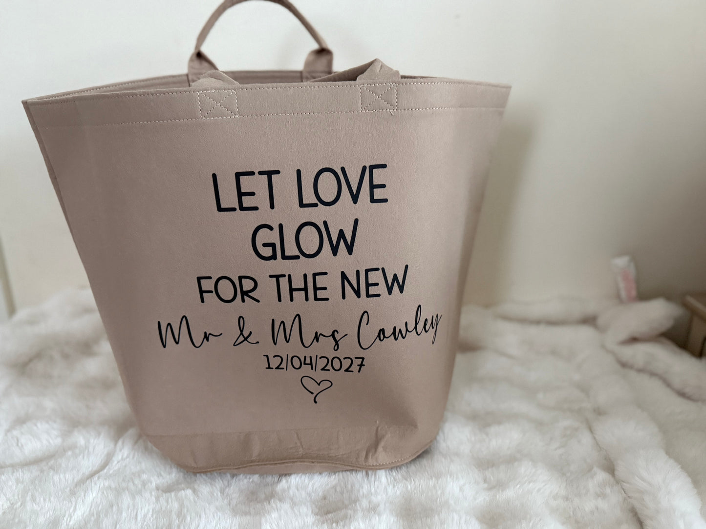 Personalised Felt Storage Basket's/Trugs