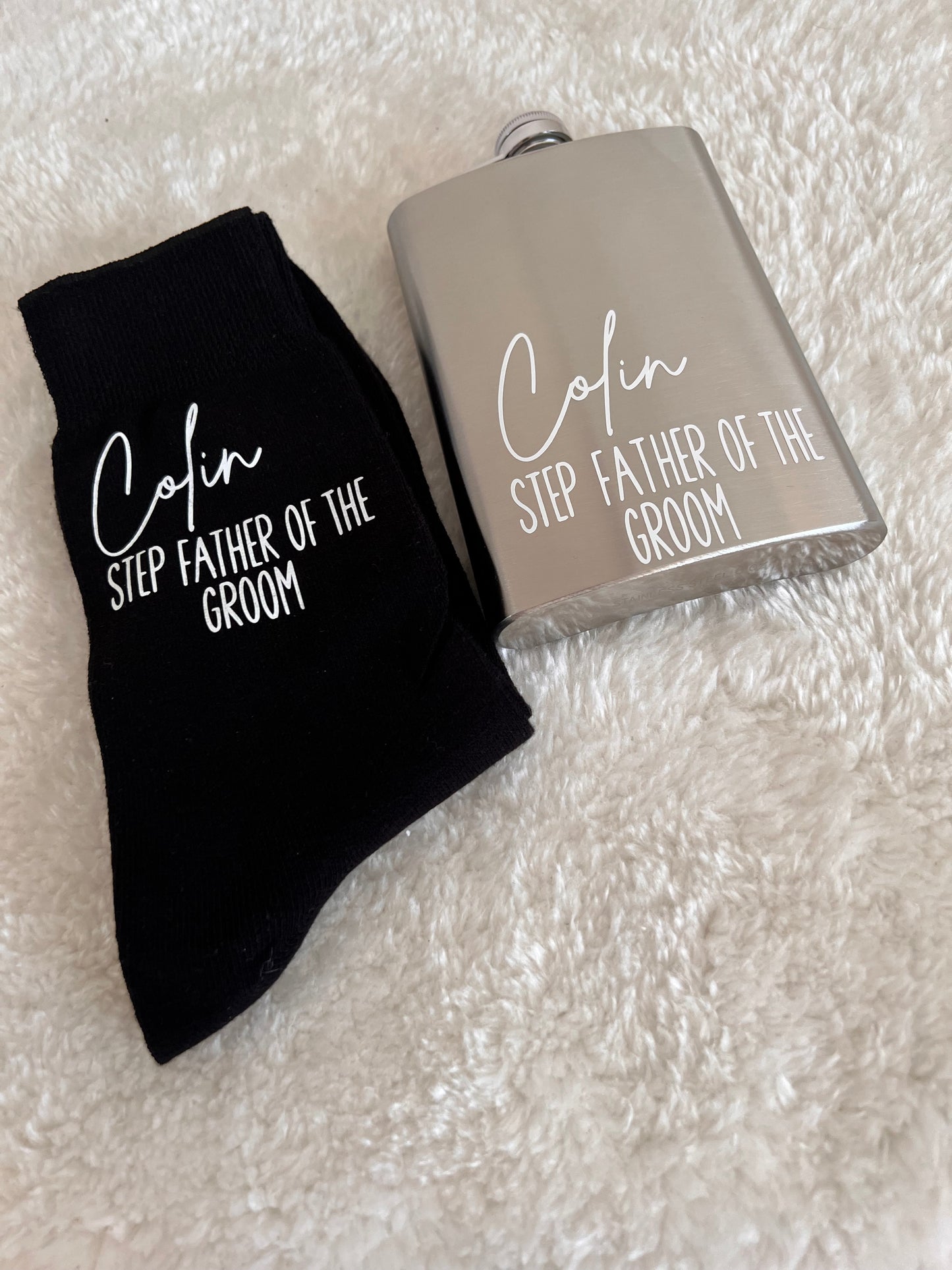 Personalised Black Socks