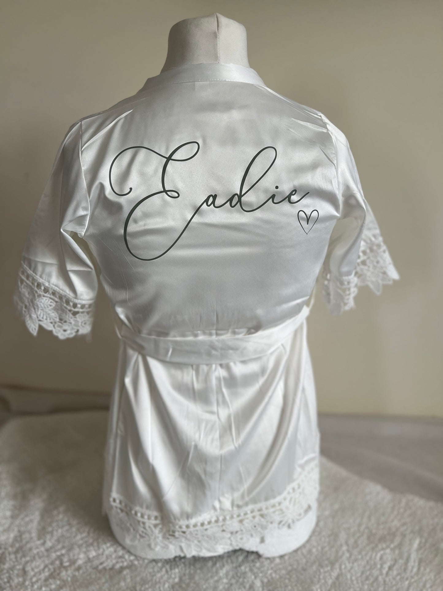 Lace Sleeve Child Robe
