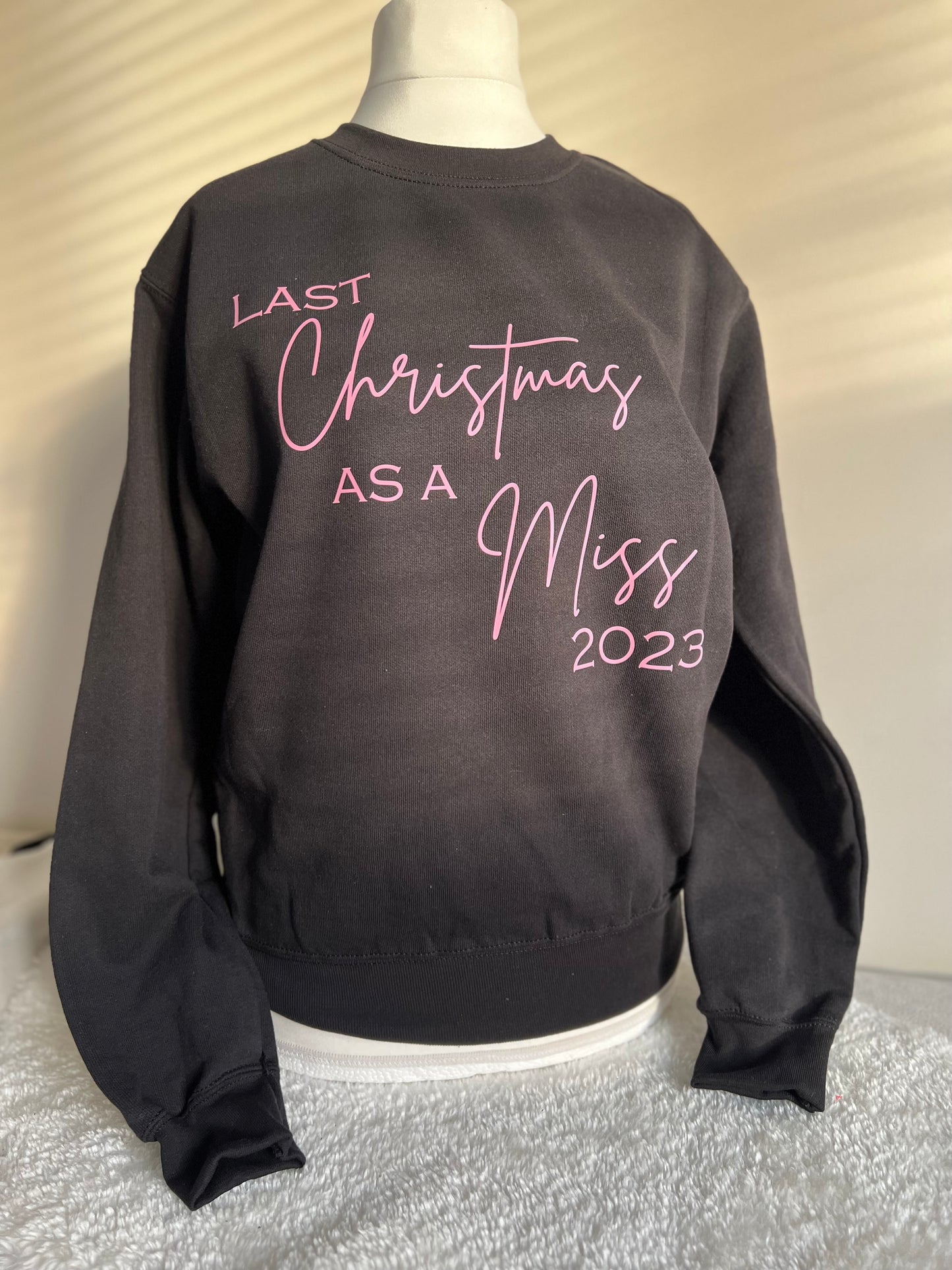 Christmas Sweater- Last Christmas as a Miss/Mr