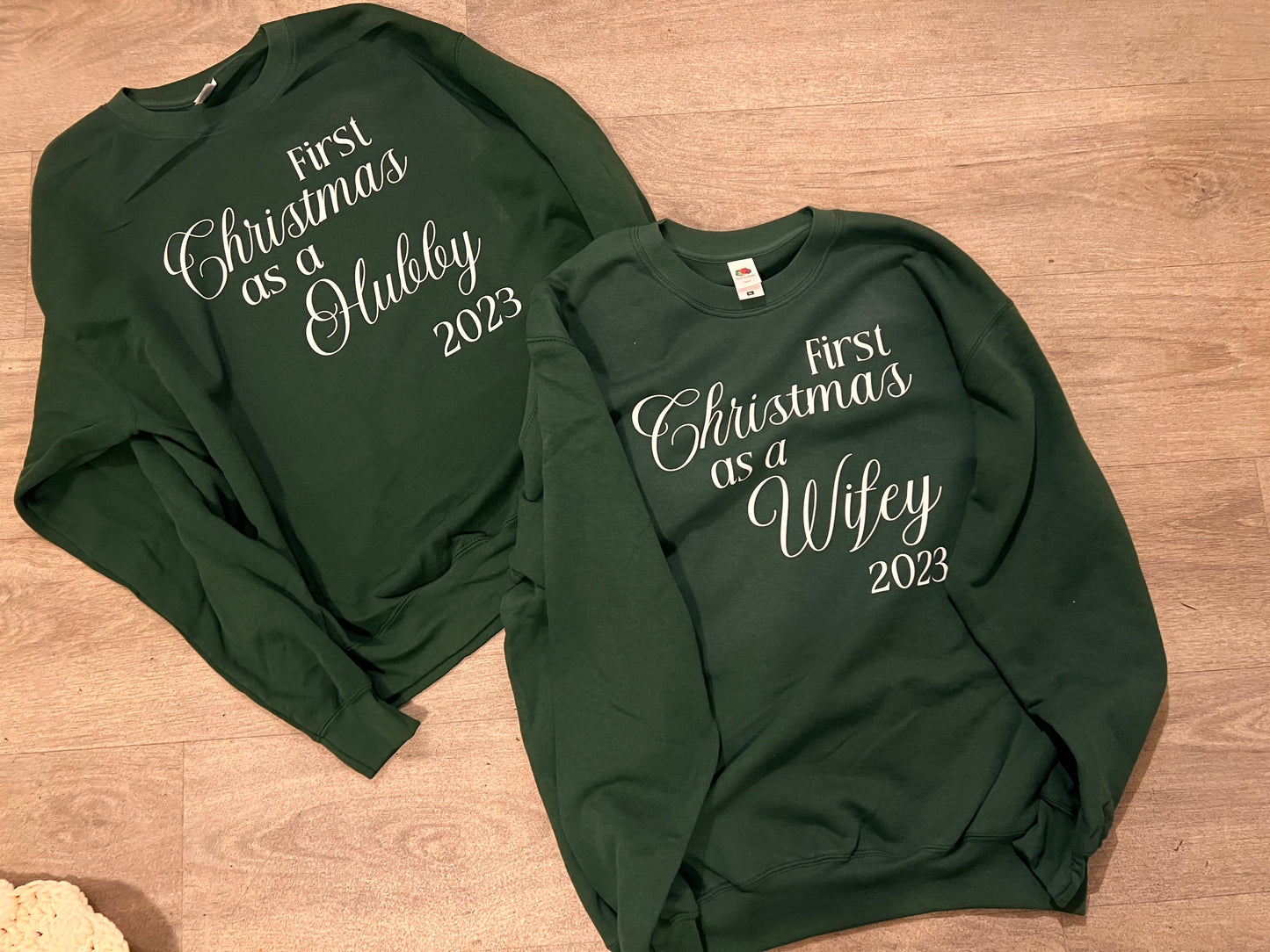 Christmas Sweater- First Christmas as a Wifey/Wife/Mrs Sweater