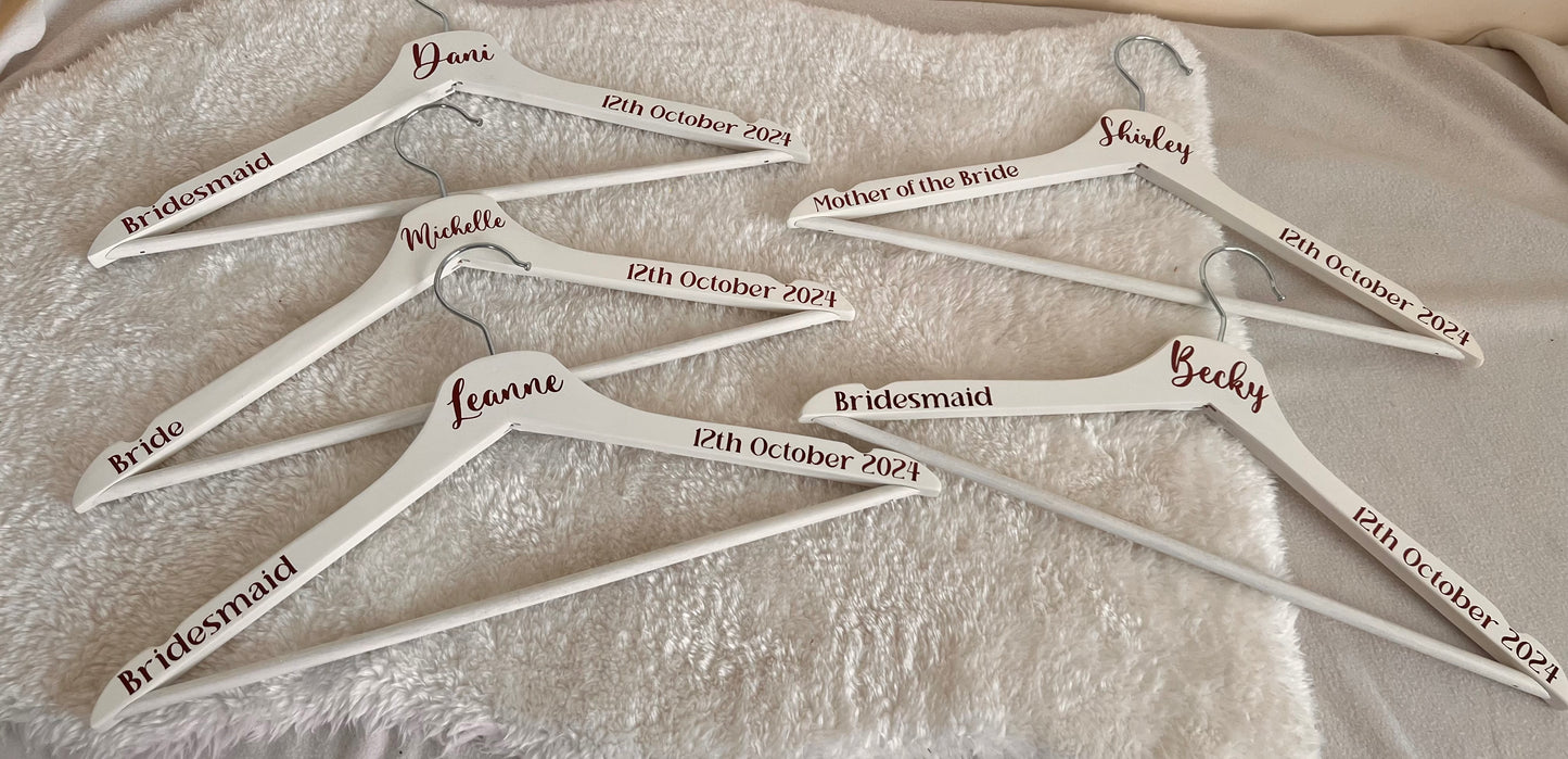 Personalised Wooden Hangers