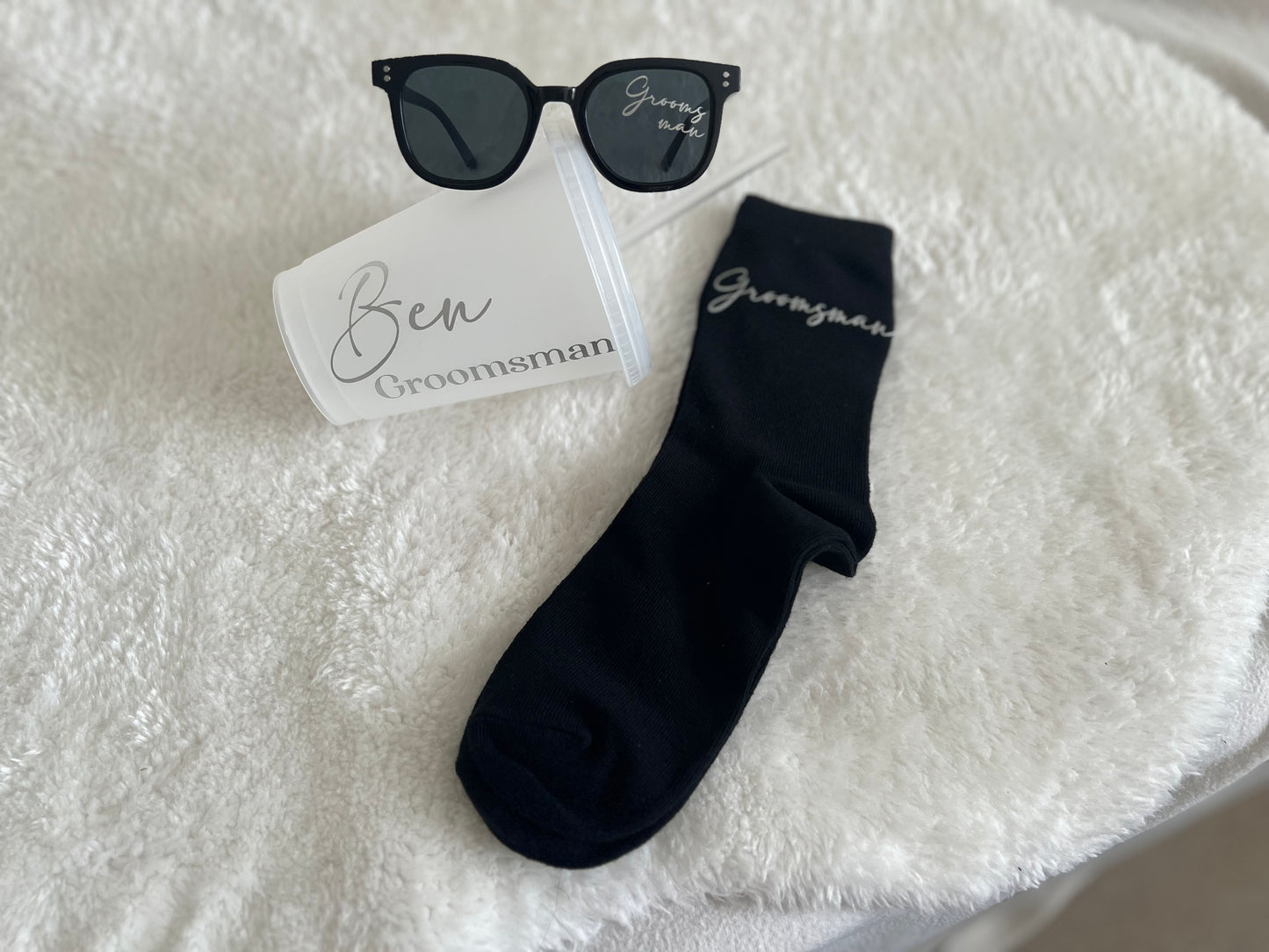 Kids Black Personalised sunglasses