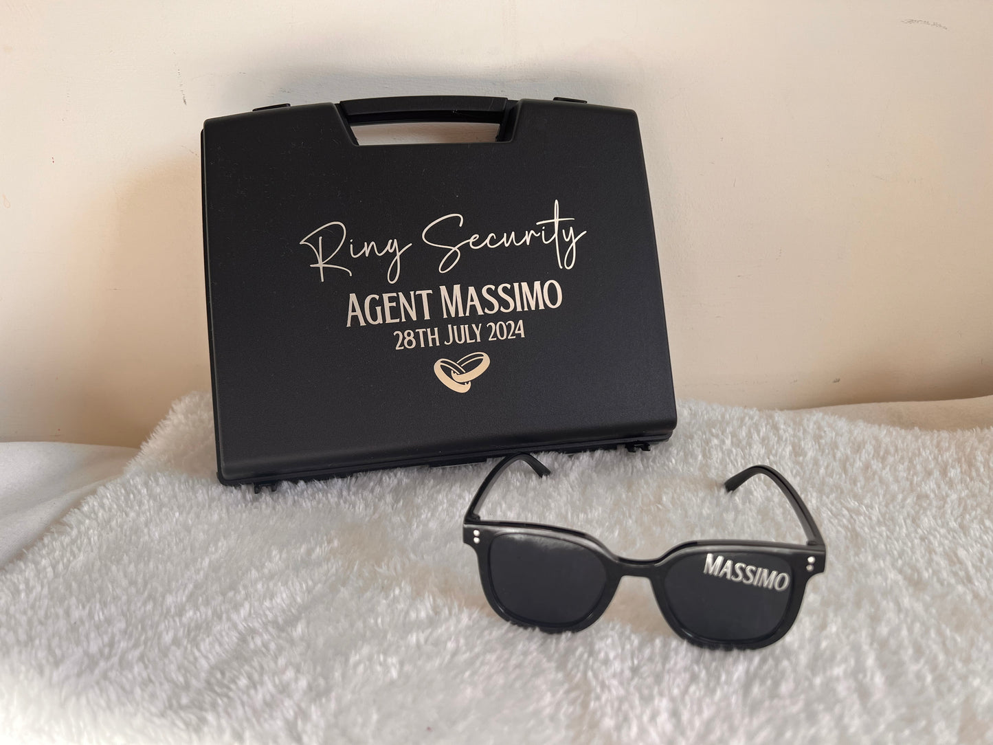 Kids Black Personalised sunglasses