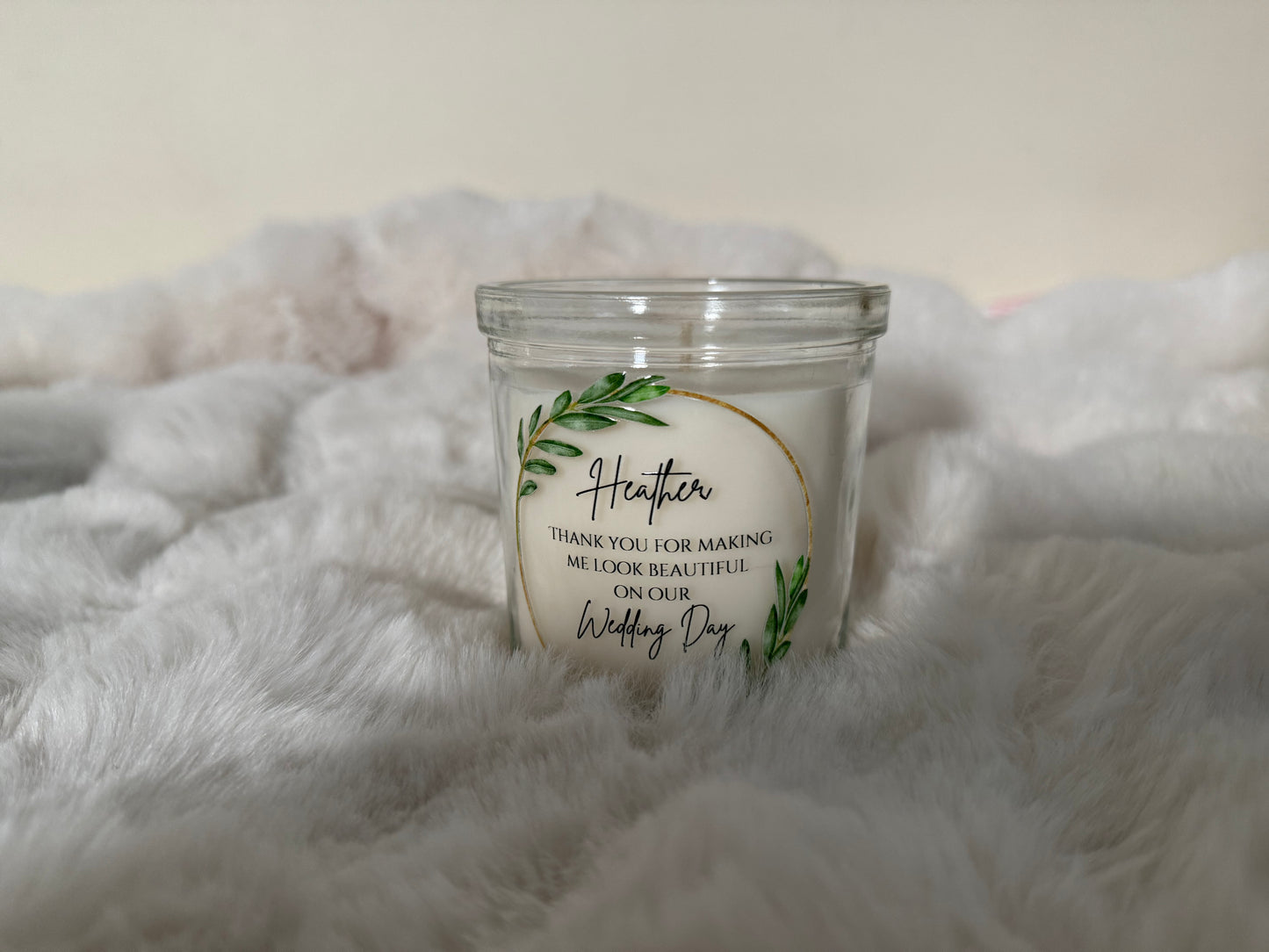 Personalised Candle