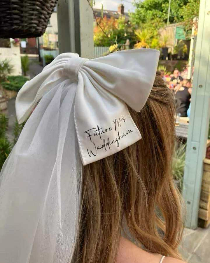 Bow Clip Veil