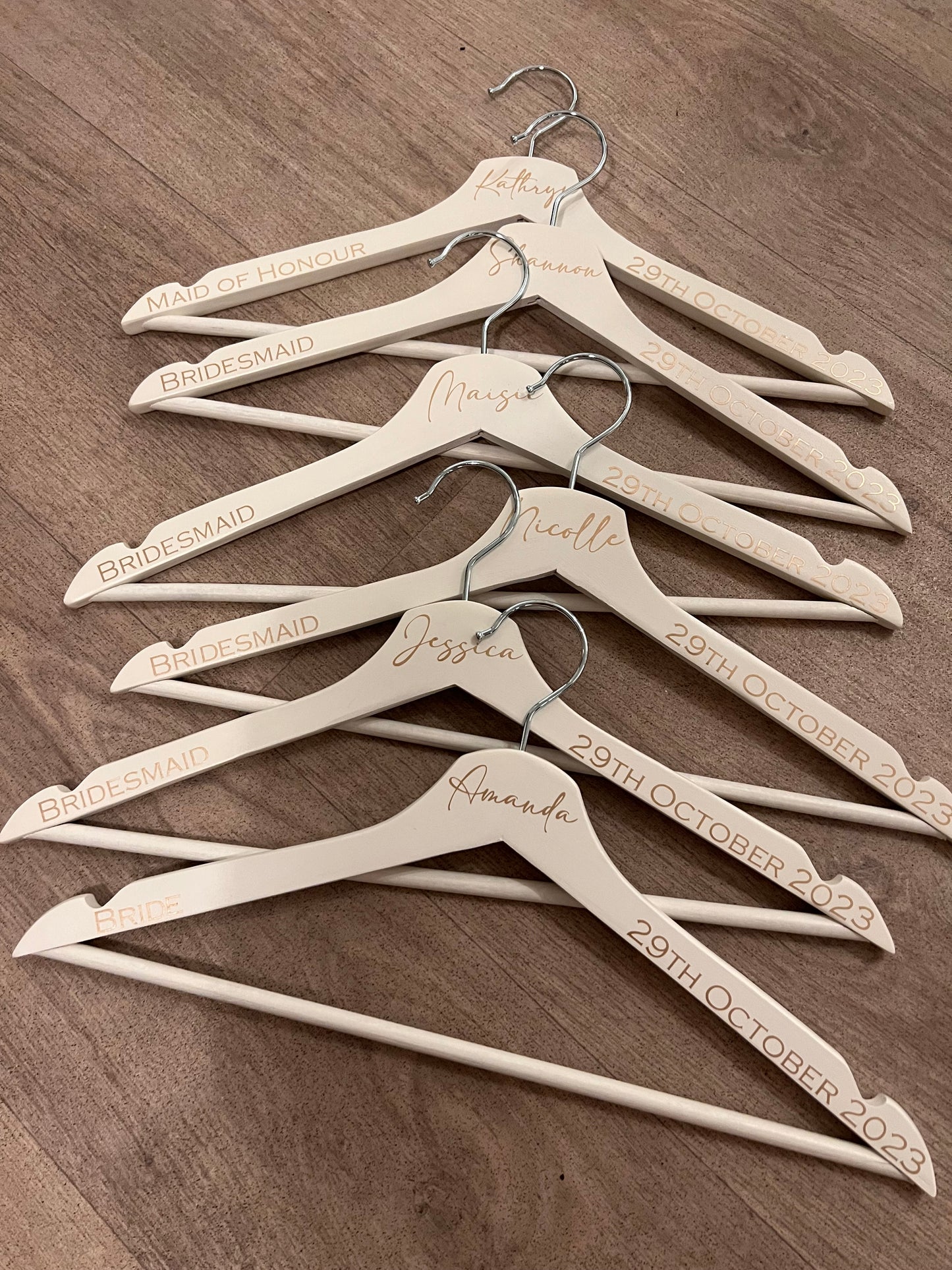 Personalised Wooden Hangers