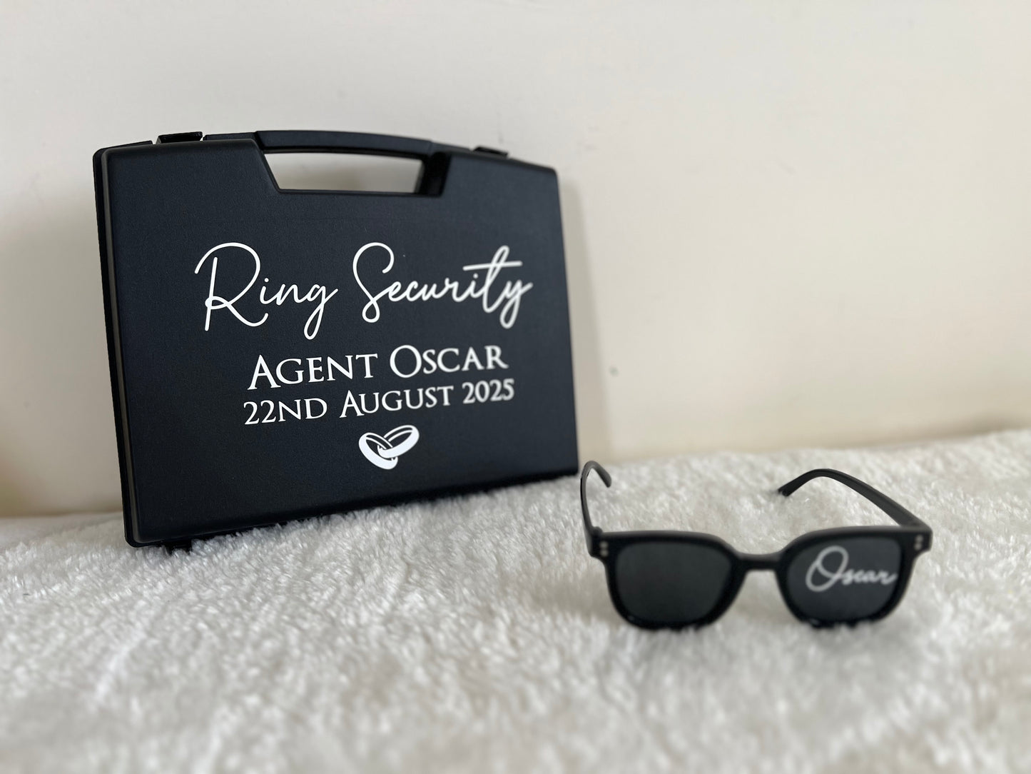 Black Ring Security Carry Briefcase