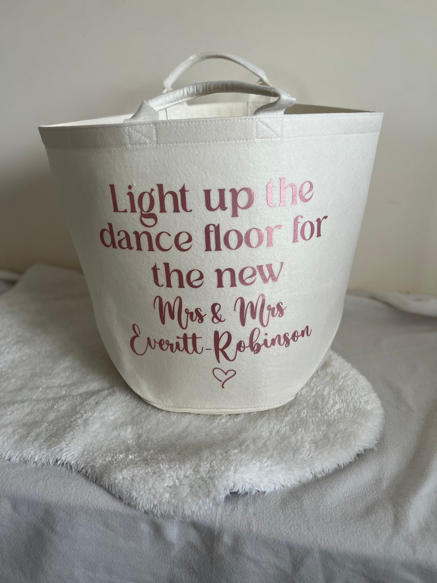Personalised Felt Storage Basket's/Trugs