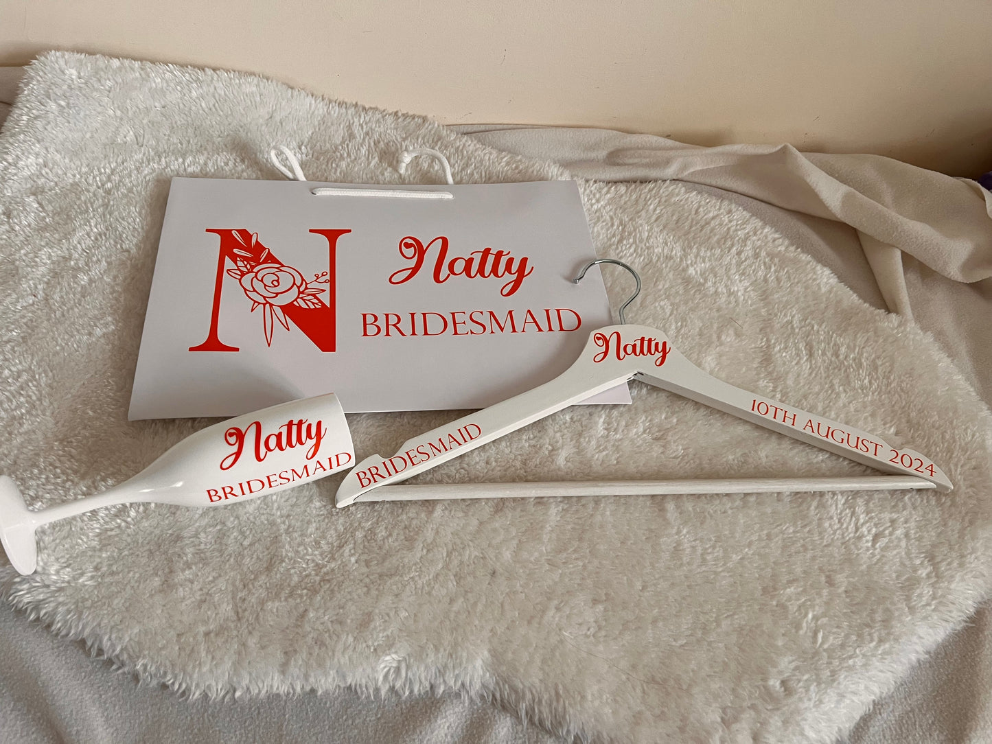 Personalised Shatterproof White Flute