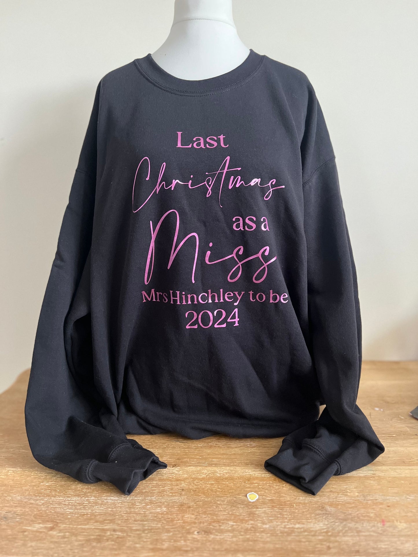 Christmas Sweater- Last Christmas as a Miss/Mr