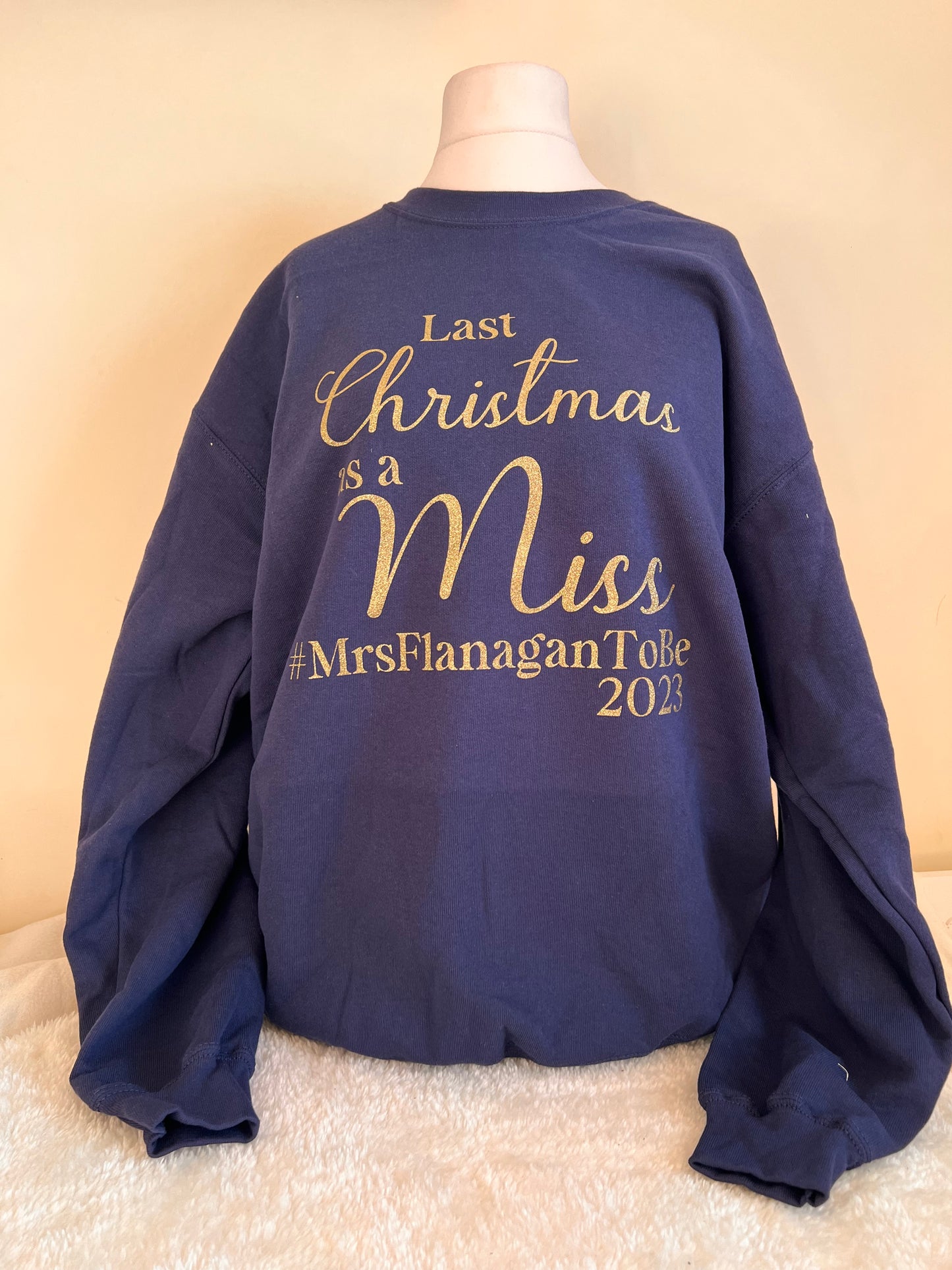 Christmas Sweater- Last Christmas as a Miss/Mr