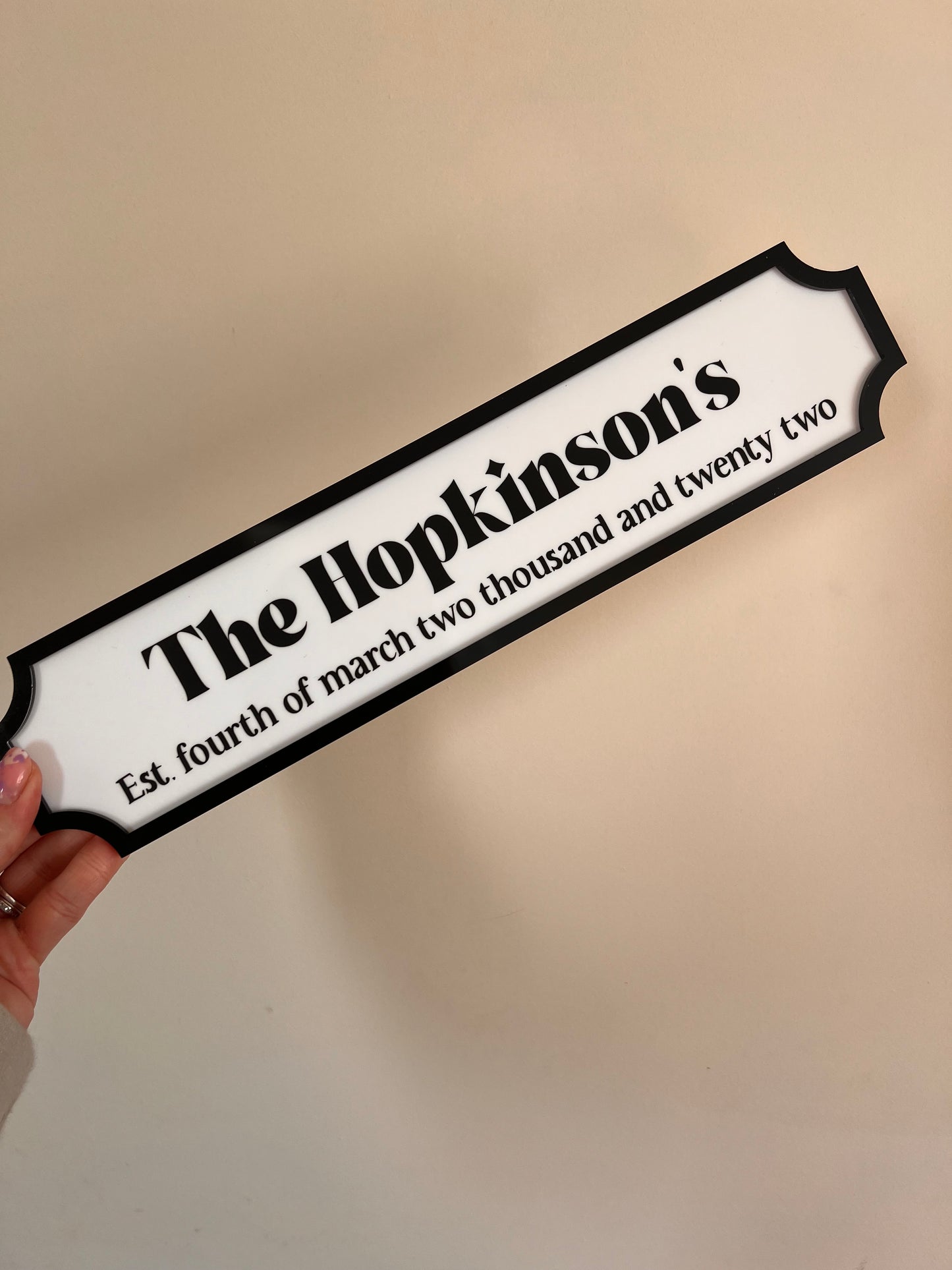 Personalised Street Sign