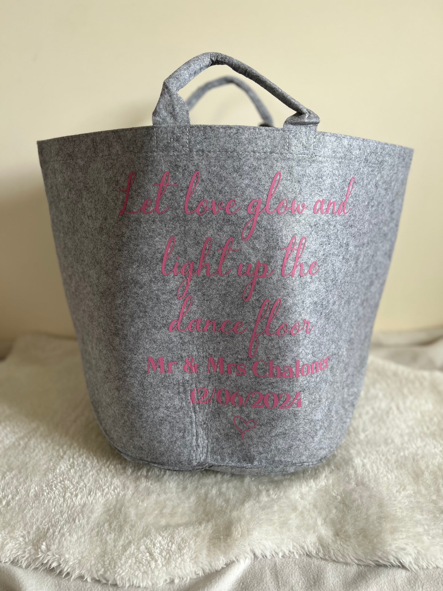Personalised Felt Storage Basket's/Trugs