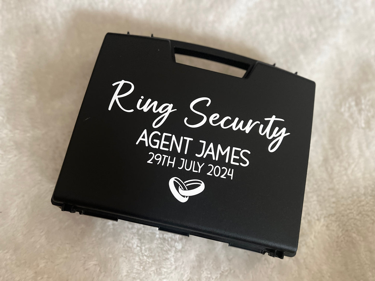 Black Ring Security Carry Briefcase