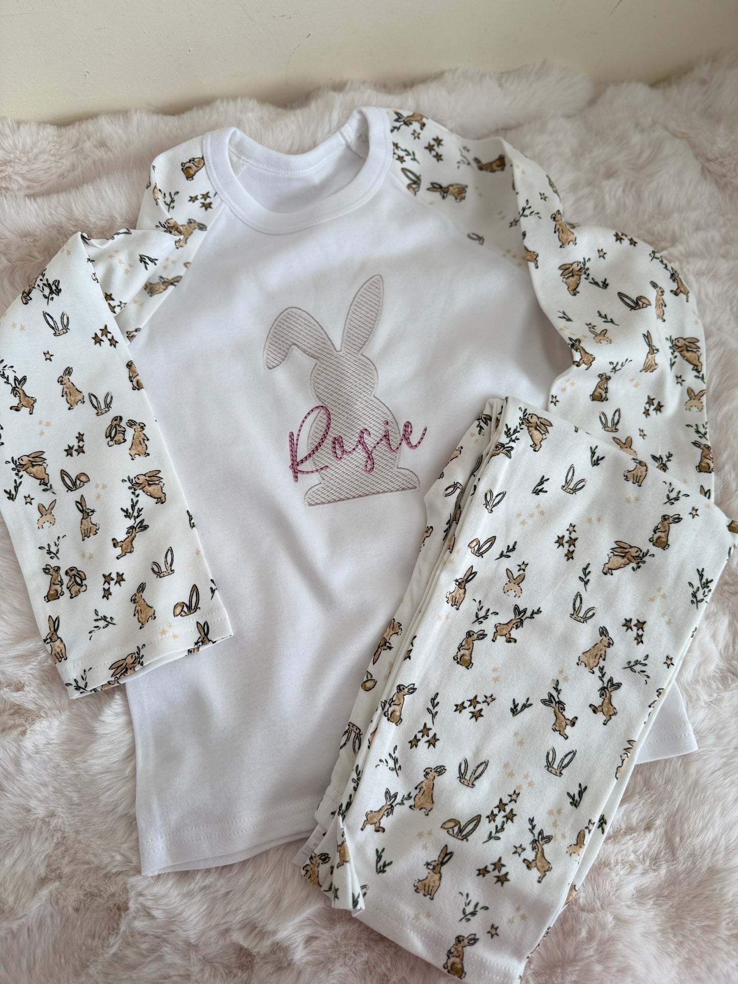 Personalised Easter kids pyjamas