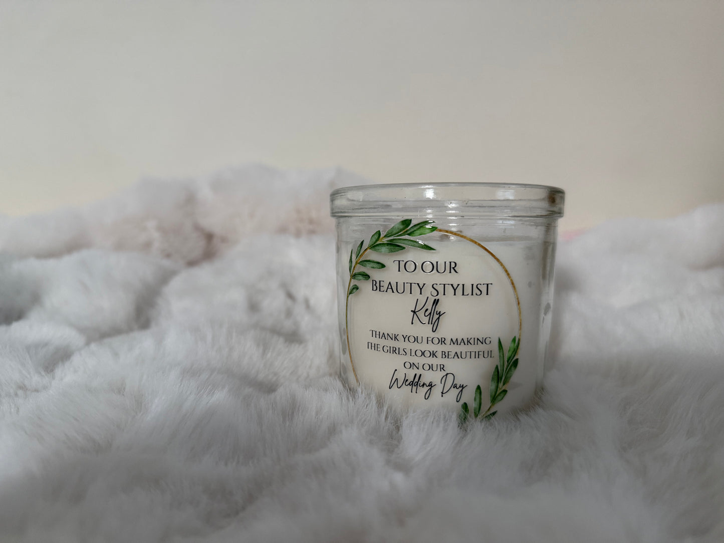 Personalised Candle