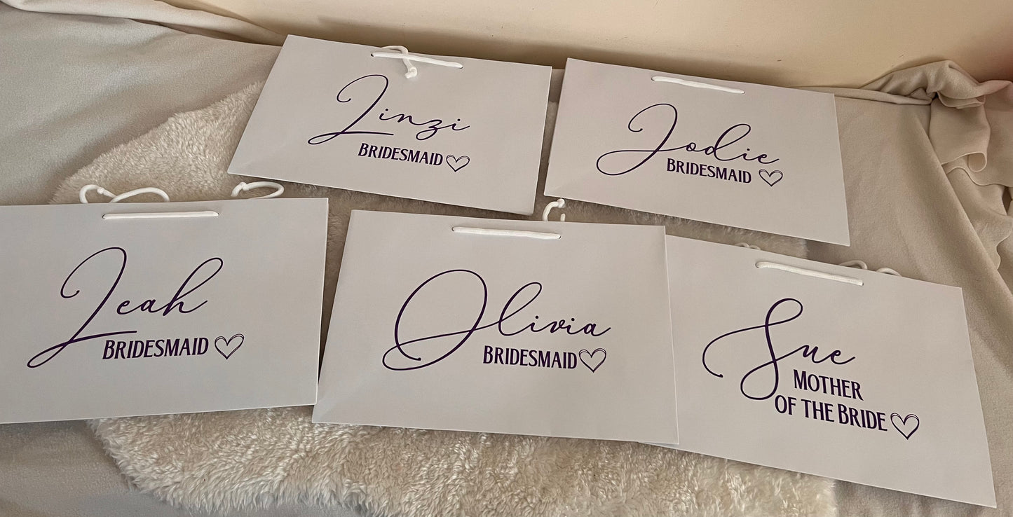 Regular Gift Bags - White or Black