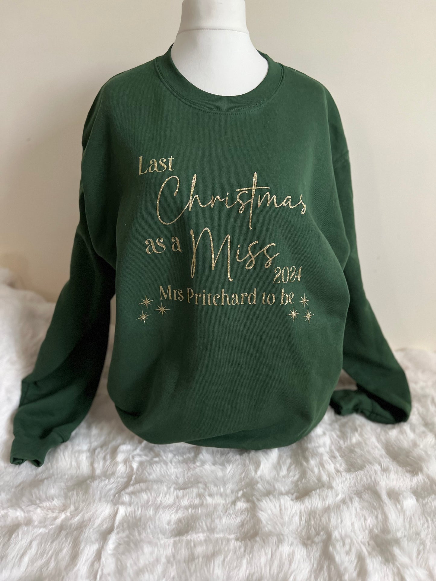 Christmas Sweater- Last Christmas as a Miss/Mr
