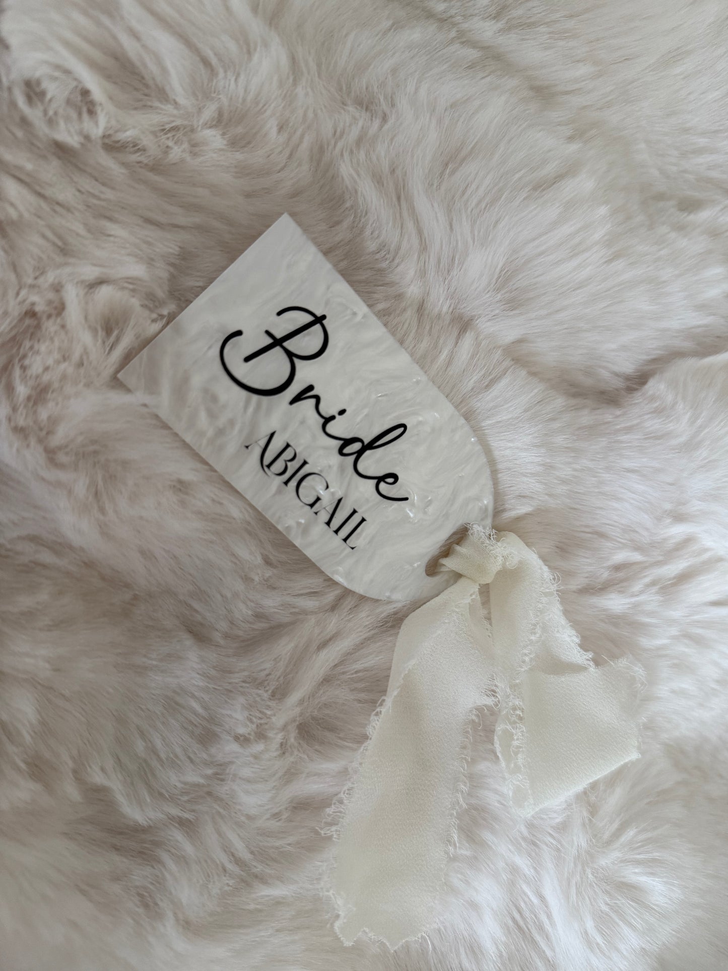 Personalised Pearl tags