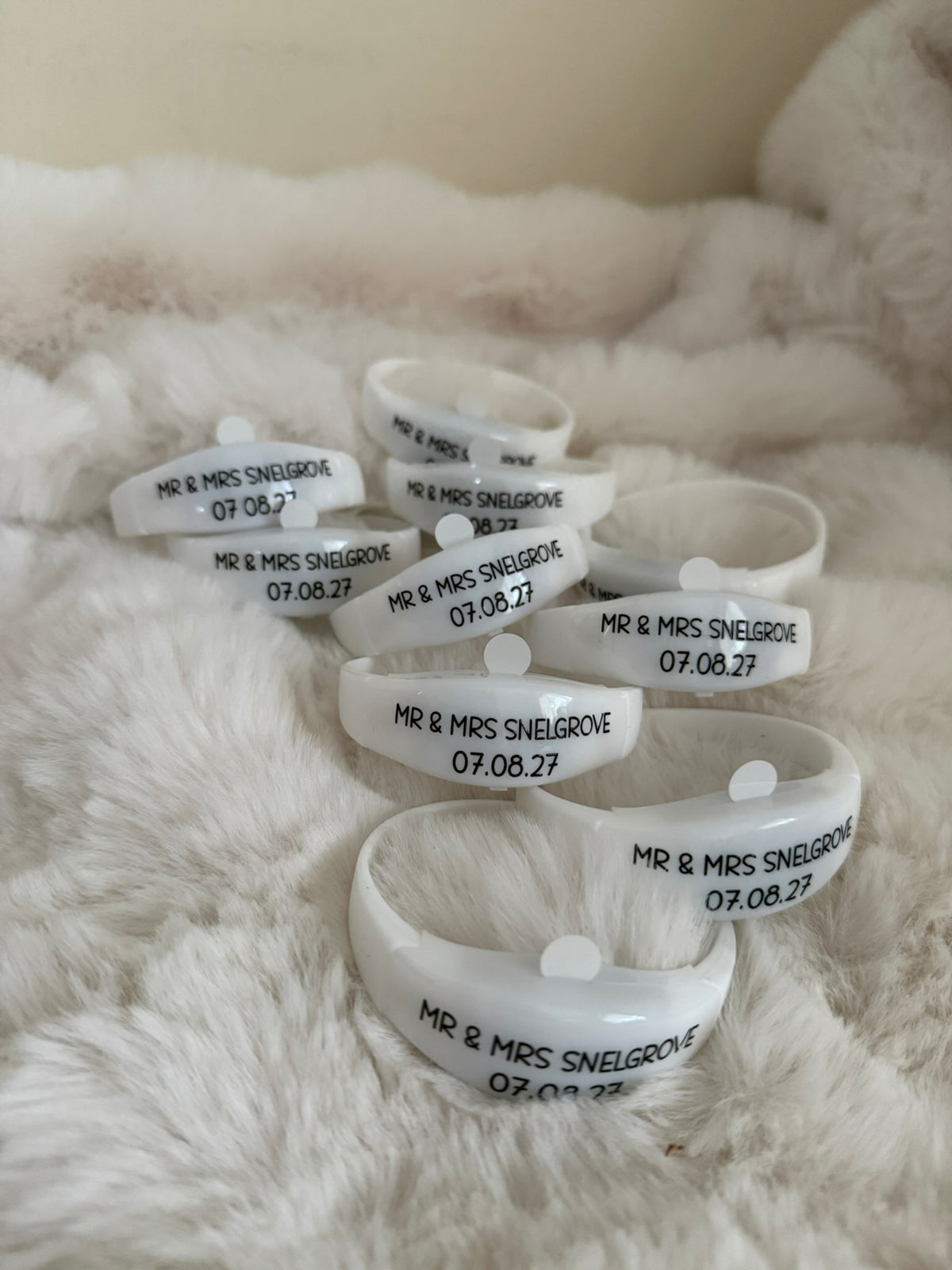Light up song activated glow band wrist band