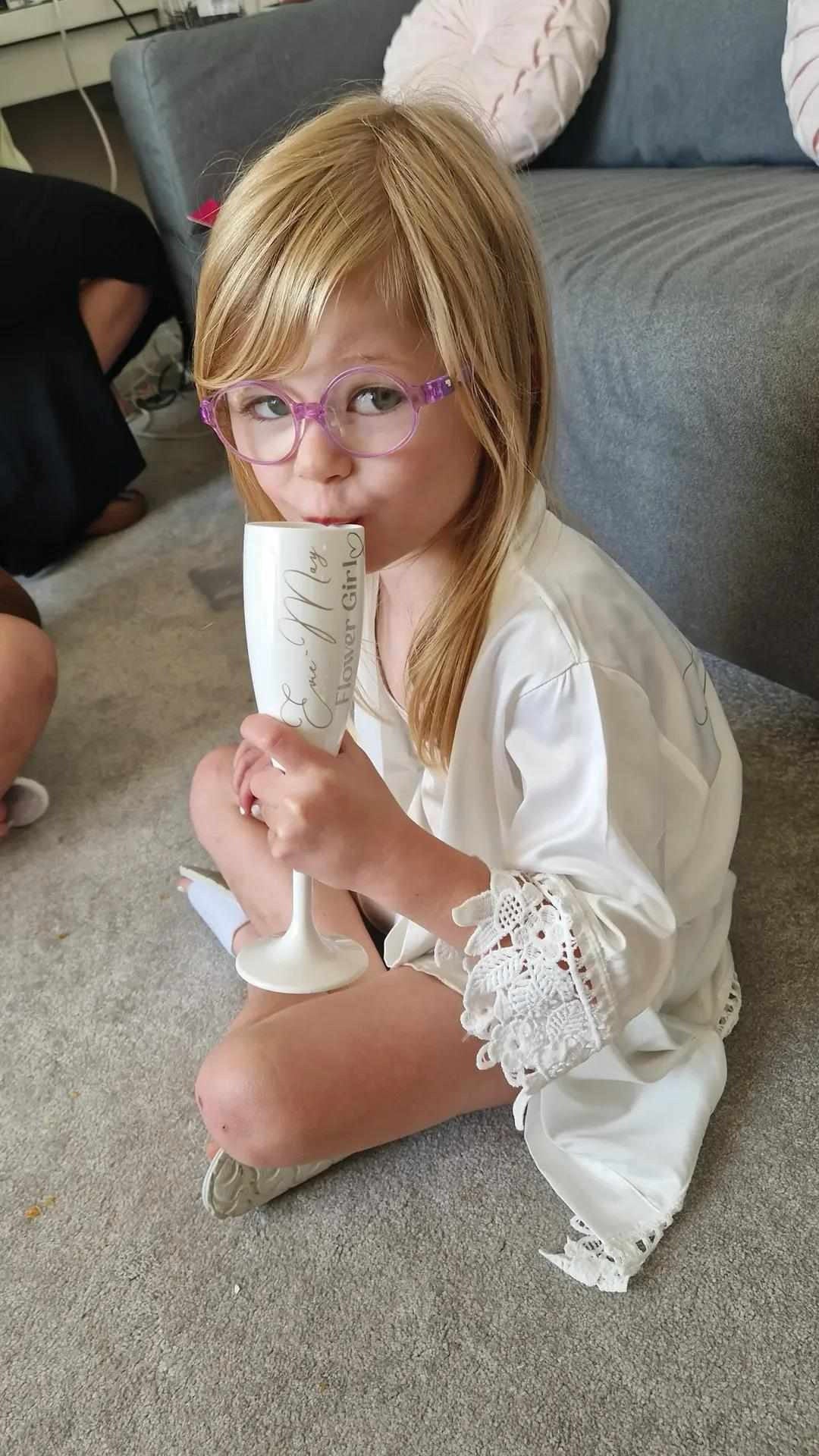 Personalised Shatterproof White Flute