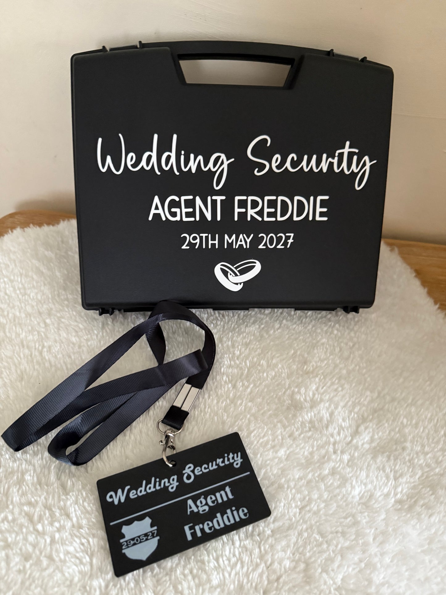 Black Ring Security Carry Briefcase