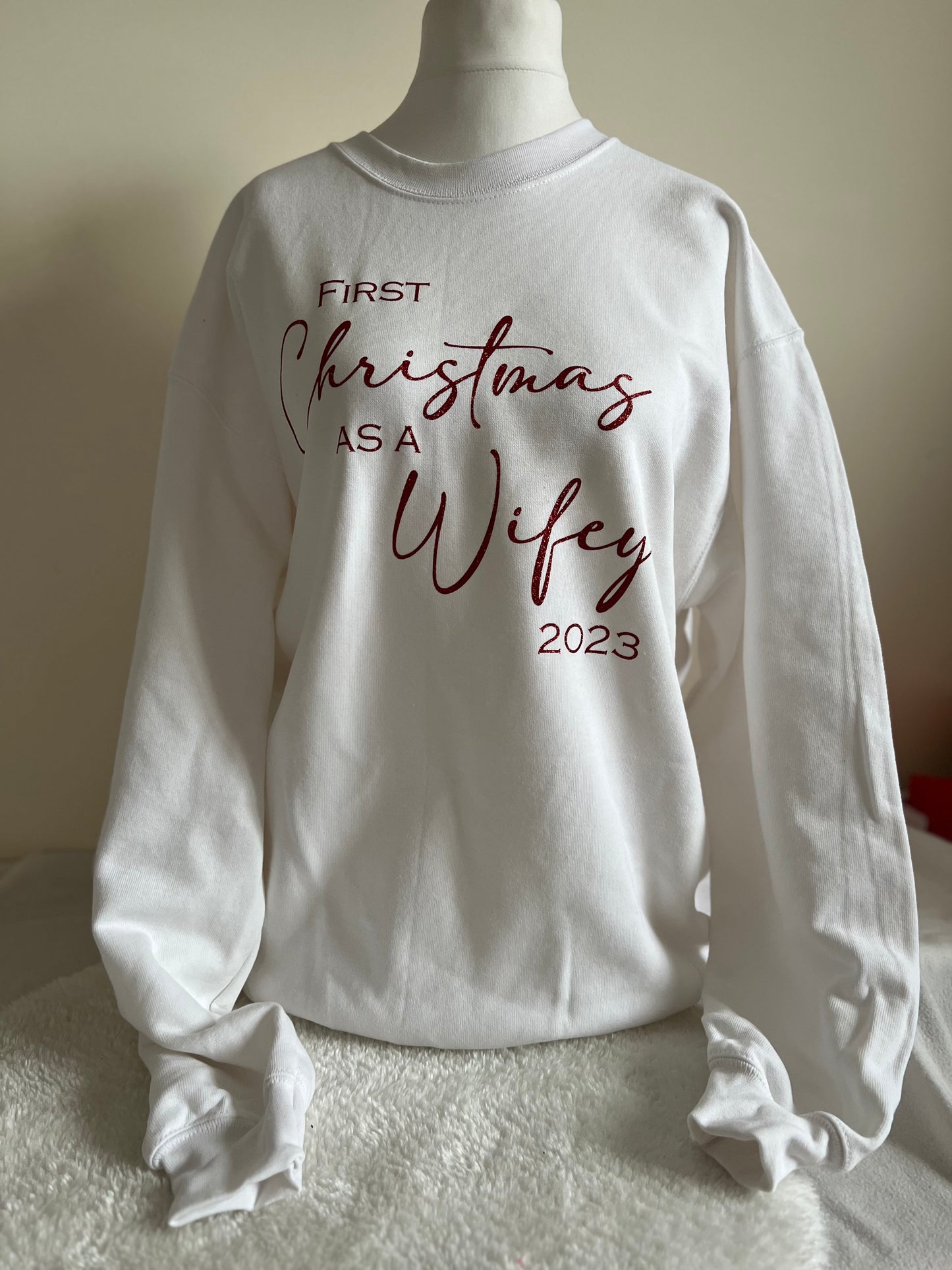 Christmas Sweater- First Christmas as a Wifey/Wife/Mrs Sweater