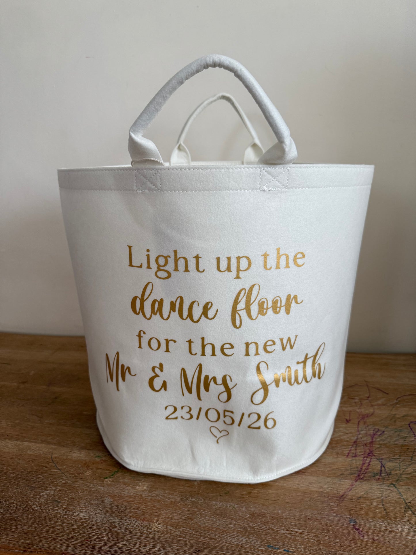 Personalised Felt Storage Basket's/Trugs