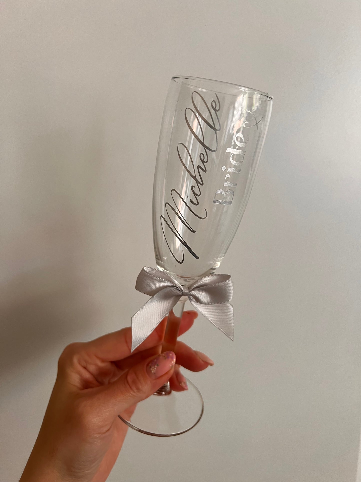 Personalised Glass Flute