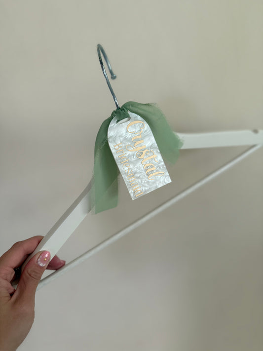 Personalised Pearl tags
