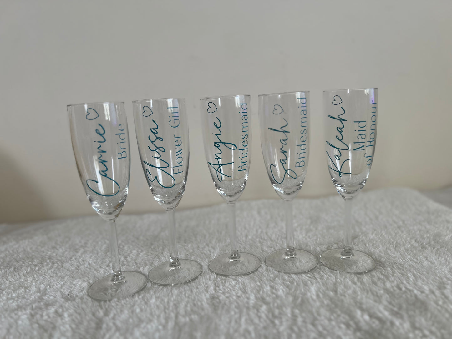 Personalised Glass Flute