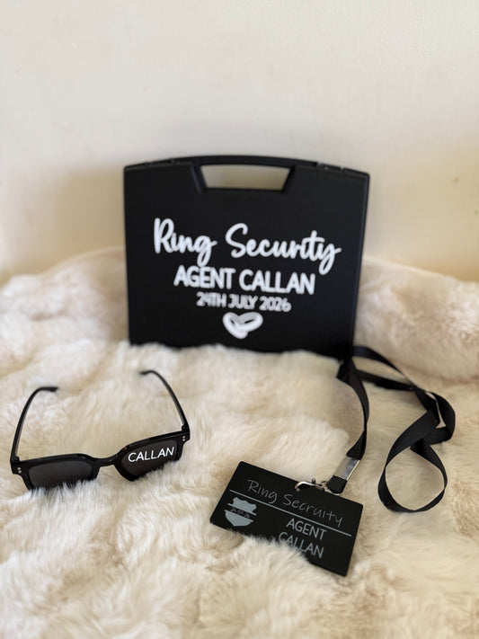 Black Ring Security Carry Briefcase