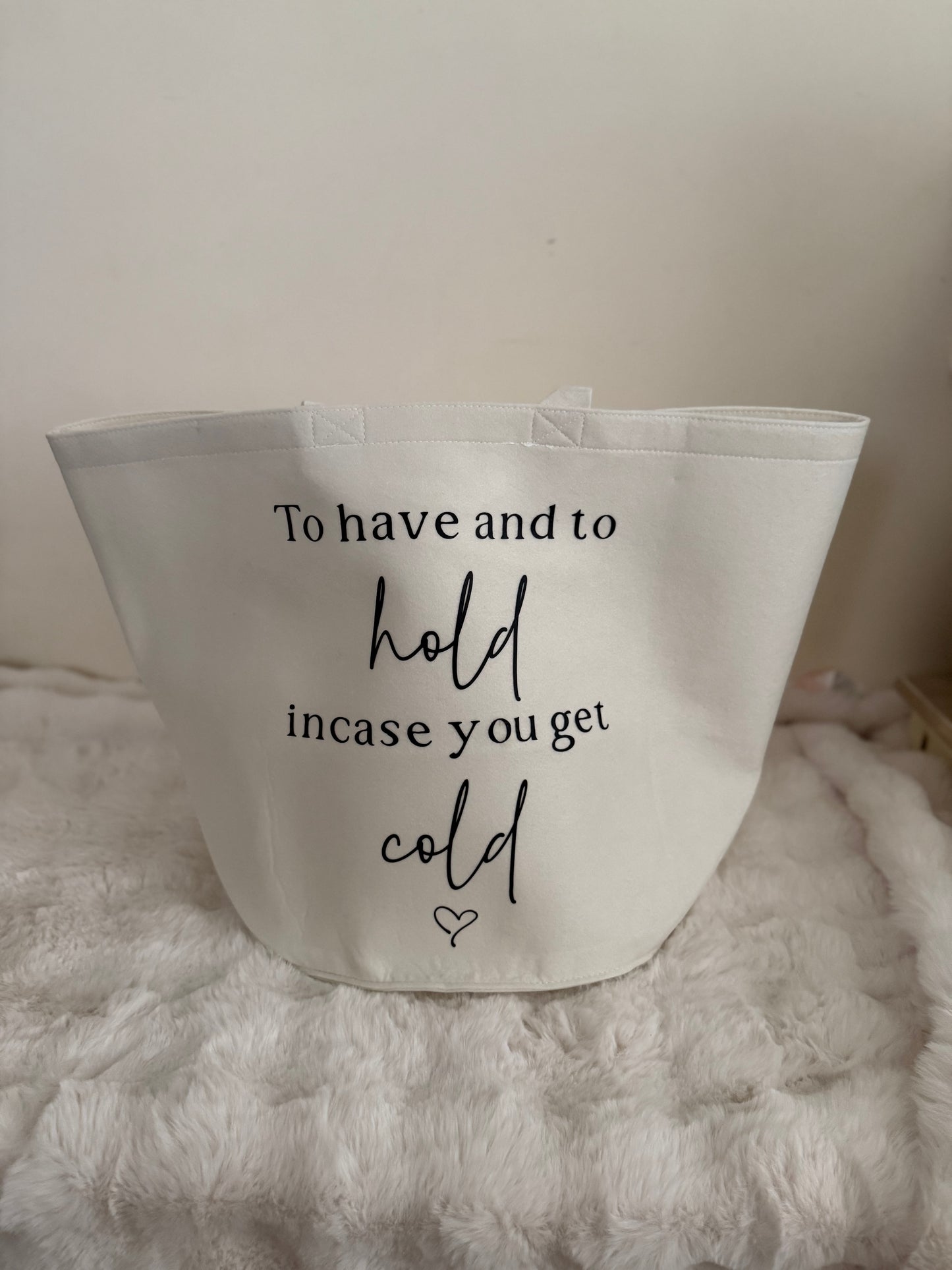 Personalised Felt Storage Basket's/Trugs