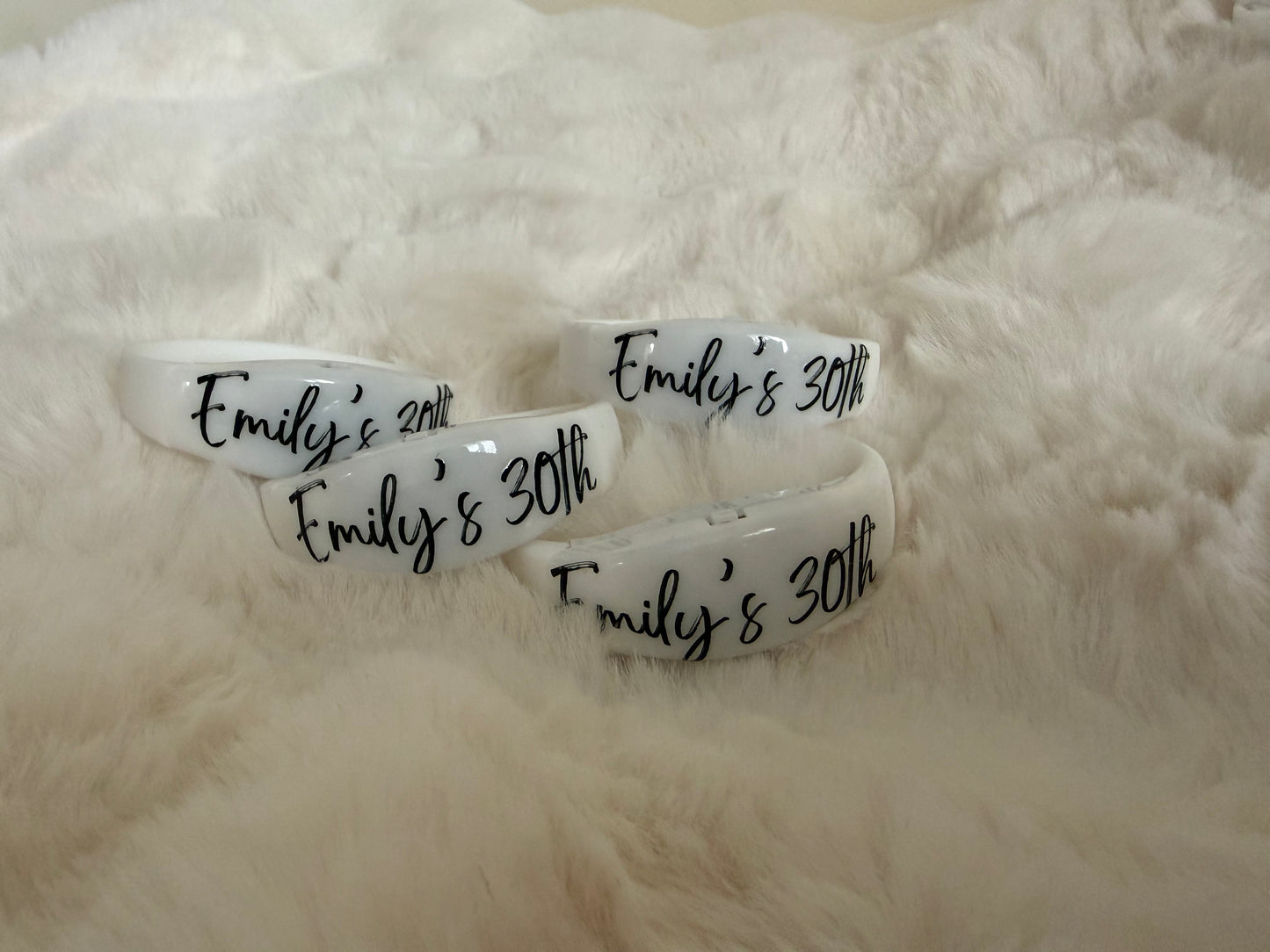 Light up song activated glow band wrist band