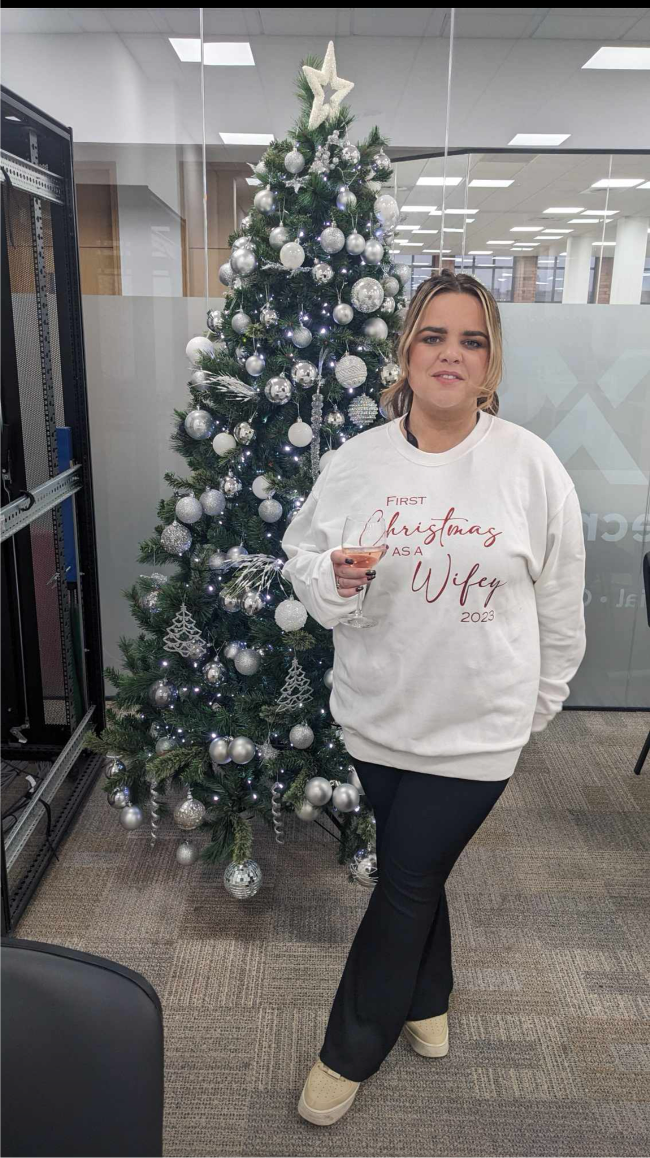 Christmas Sweater- First Christmas as a Wifey/Wife/Mrs Sweater