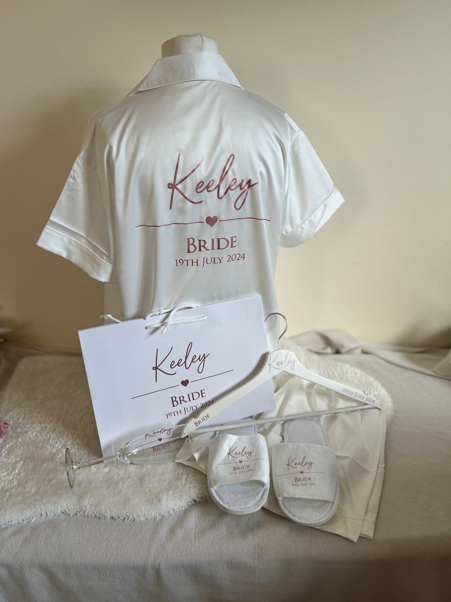 Short Satin Adult PJ Set Plus Size 18-22