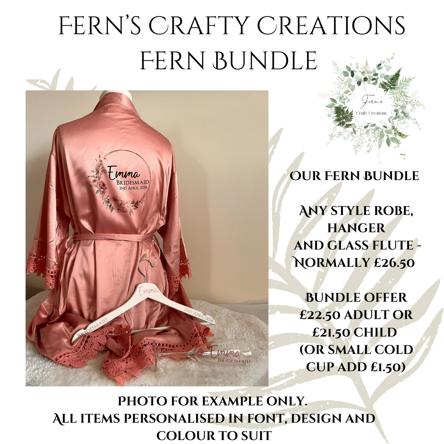 Fern Robe Bundle for Child
