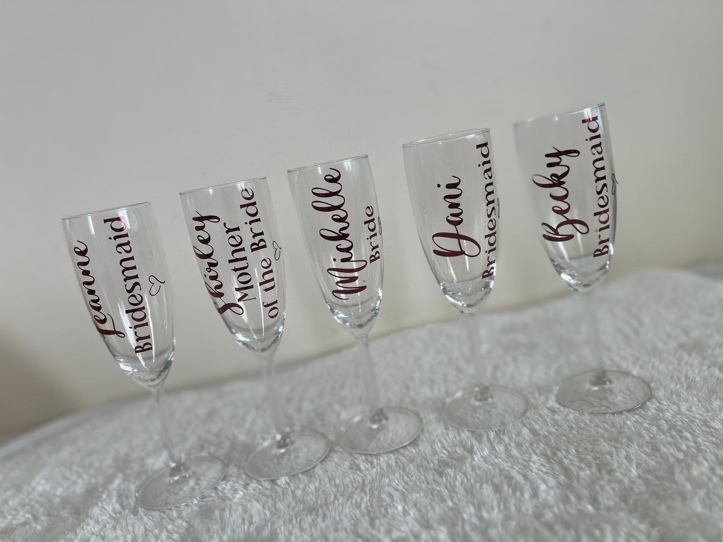 Personalised Glass Flute