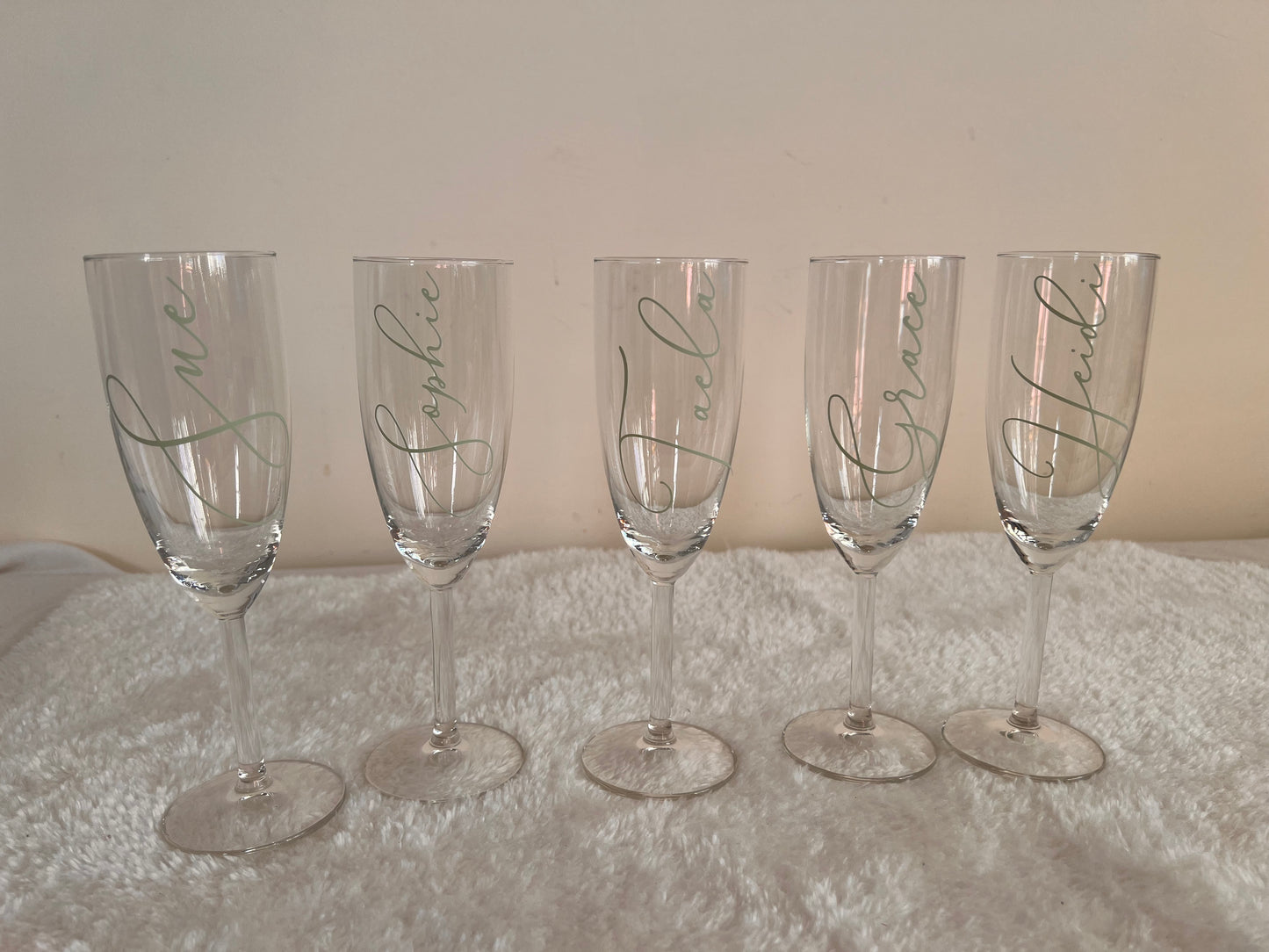 Personalised Glass Flute