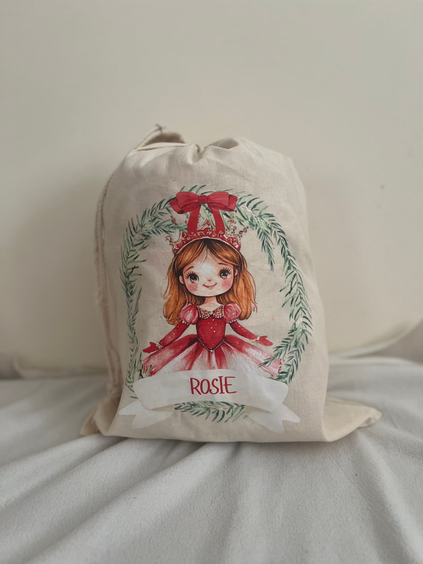 Small Drawstring Christmas Sack