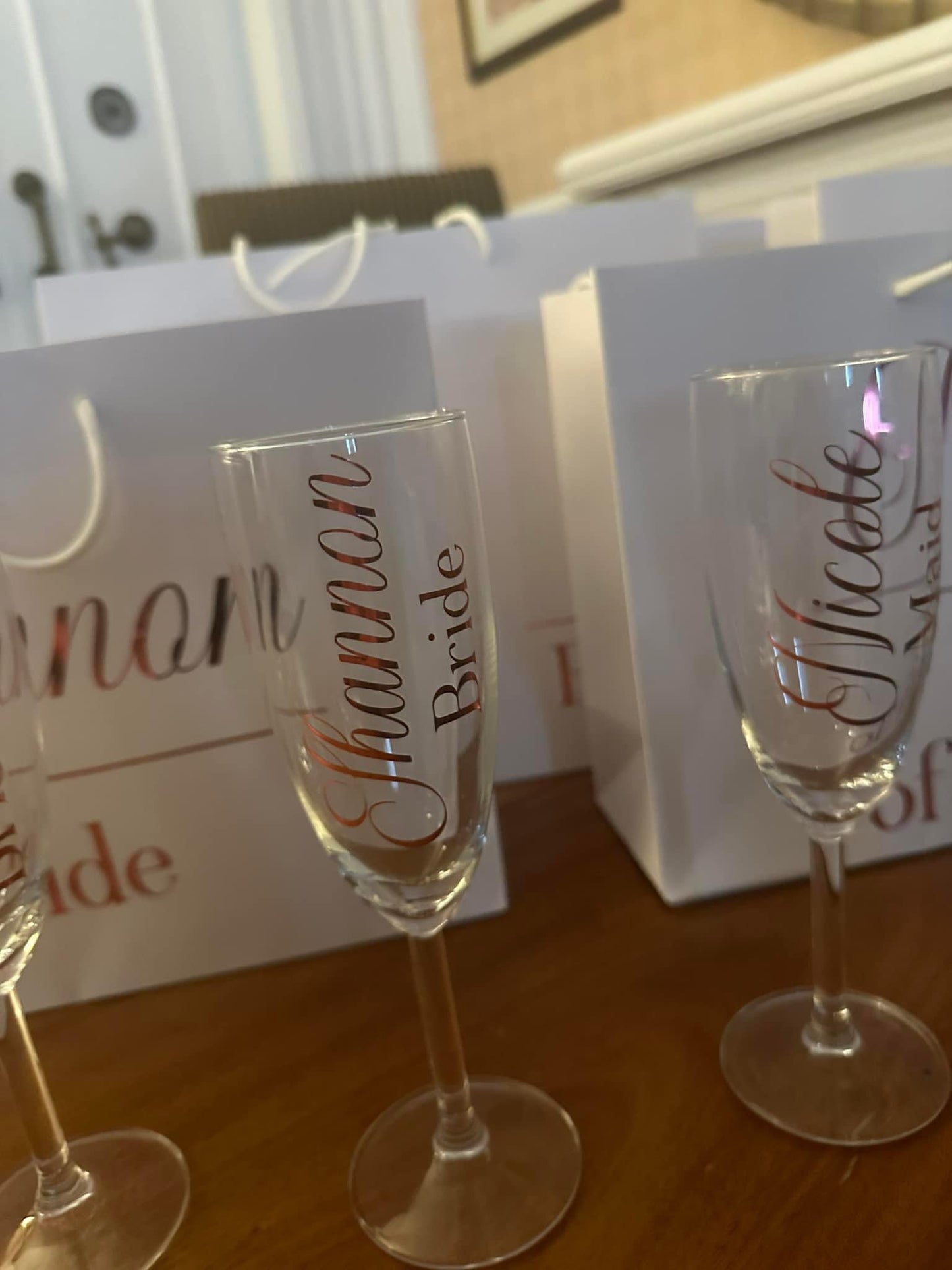 Personalised Glass Flute