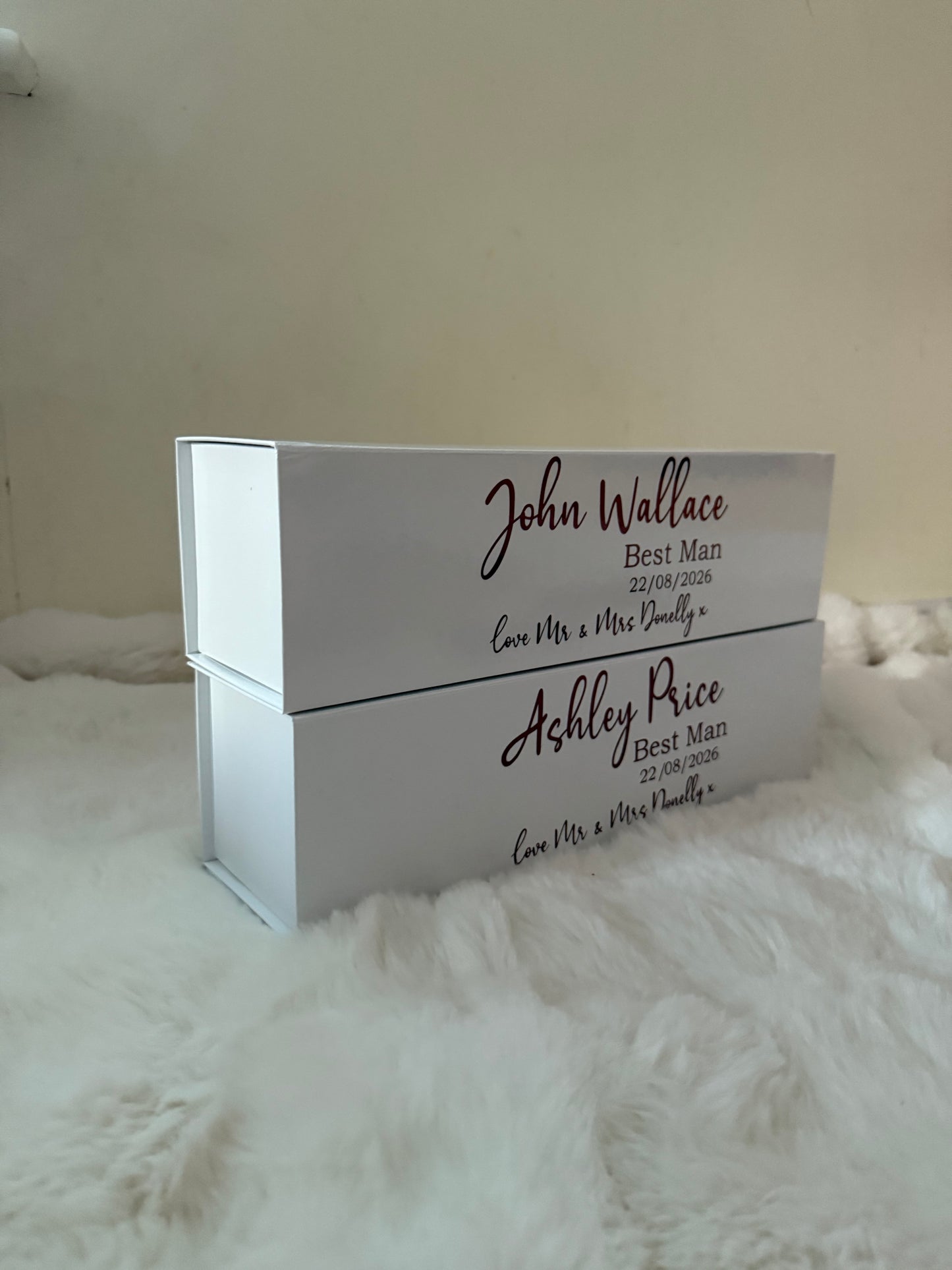 Empty Personalised Bottle Box