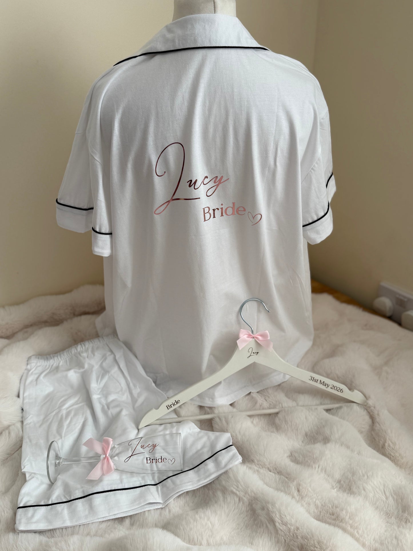 Adult and Child Button Down Cotton Short PJ's