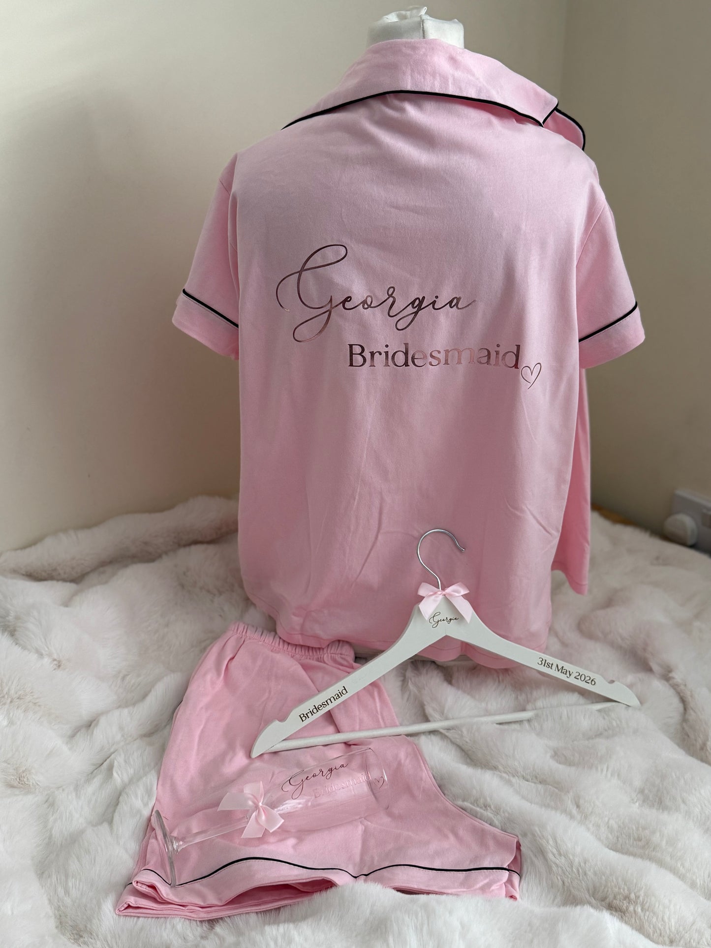 Adult and Child Button Down Cotton Short PJ's