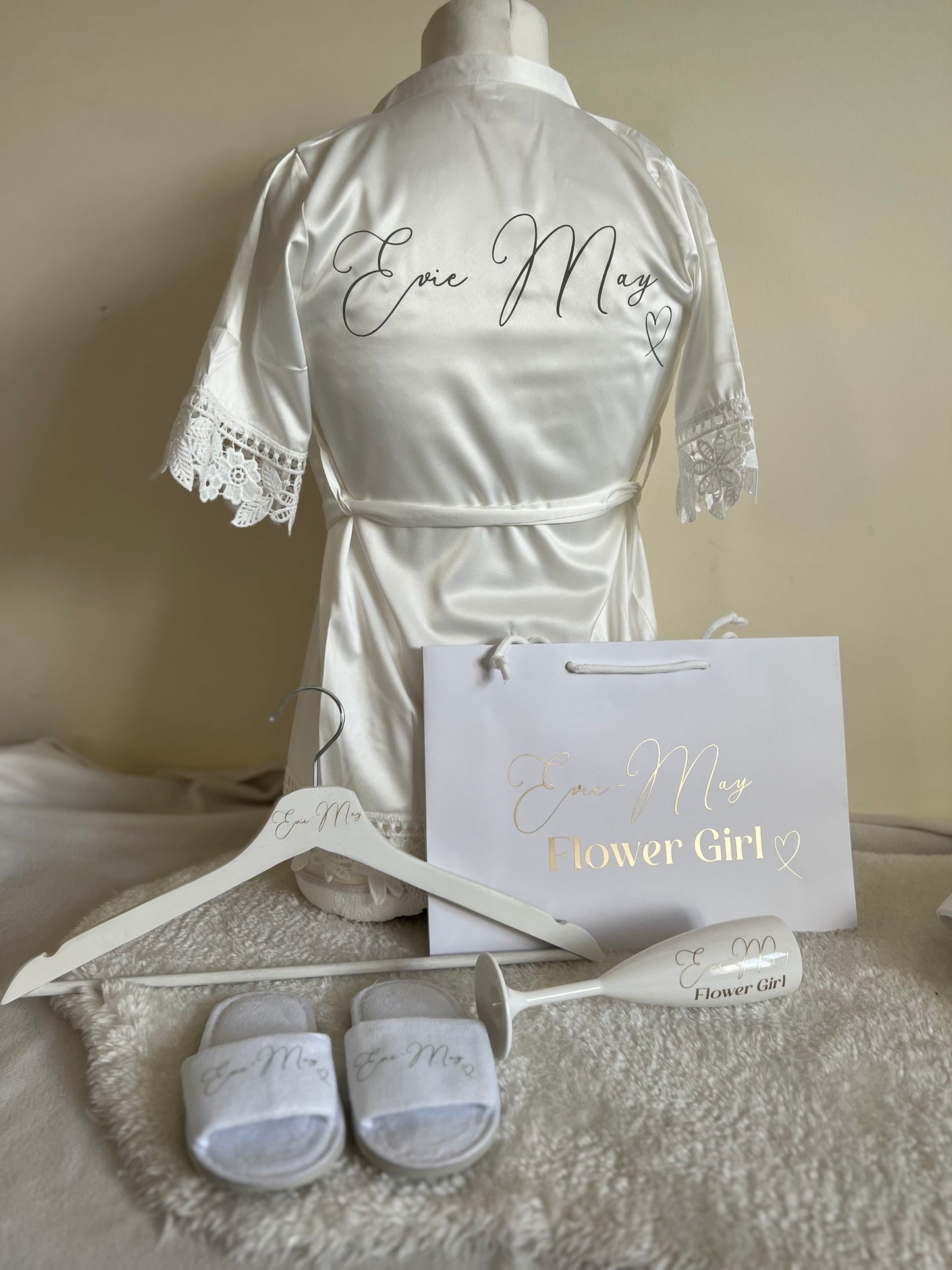 Lace Sleeve Child Robe