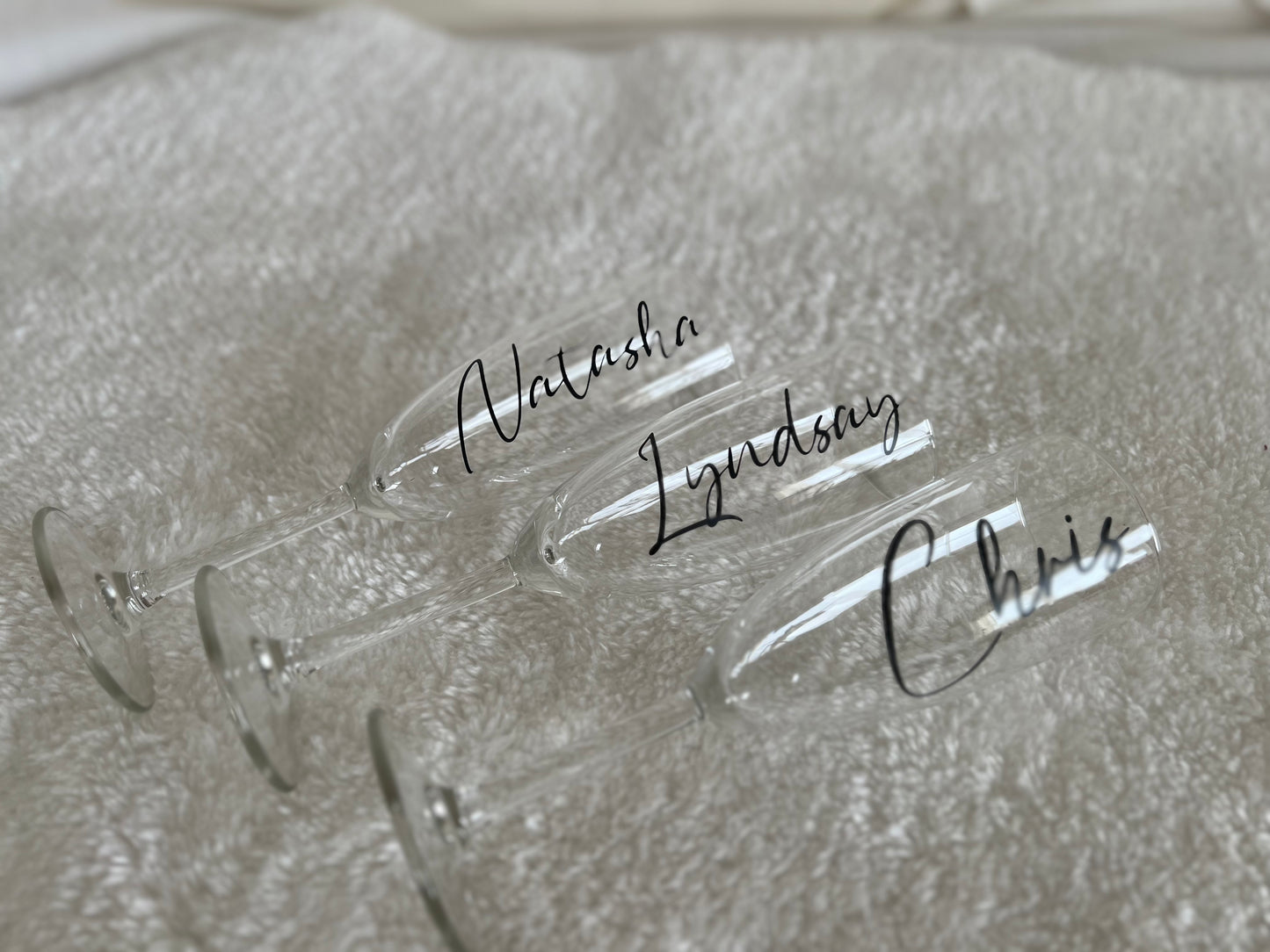 Personalised Glass Flute