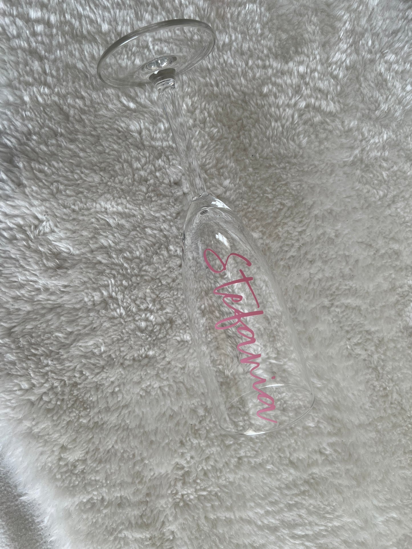Personalised Glass Flute