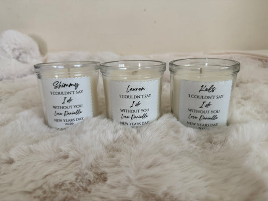 Personalised Candle
