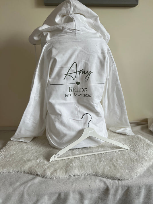 Personalised Zip up Hoodies